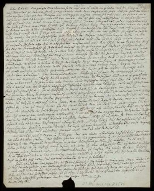 Brief von Wilhelm Grimm an Paul Wigand