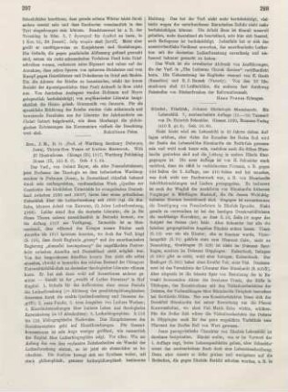 298-299 [Rezension] Zündel, Friedrich, Johann Christoph Blumhardt