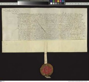 Markgraf Kasimir von Brandenburg-Bayreuth und Markgraf Georg von Brandenburg-Ansbach verpflichten sich gegenüber Herzog Wenzel II. von Teschen zur Zahlung des Heiratsguts für Markgräfin Anna von Brandenburg-Ansbach-Bayreuth