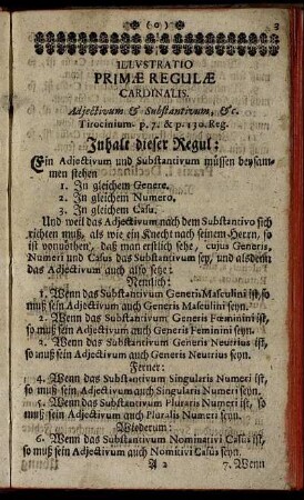 Illustratio Primæ Regulæ Cardinalis. - Illustratio Sextæ Regulæ Cardinalis.