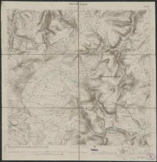 Section Geyer aus: Topographische Karte (Äquidistantenkarte) Sachsen
