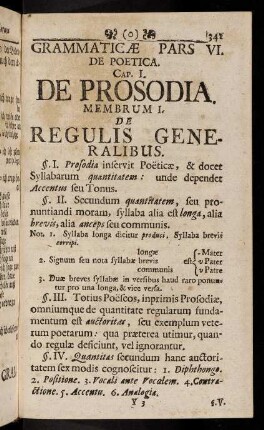 341-376, Grammaticae Pars VI.