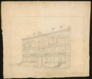 Wohnhaus: Perspektivische Ansicht