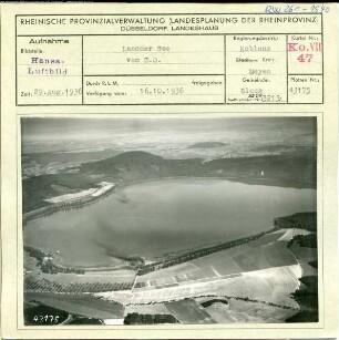 Maria Laach, Laacher See, Gesamtansicht