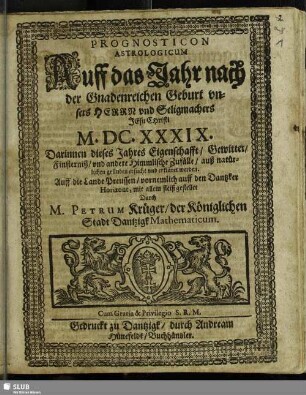 Prognosticon astrologicum