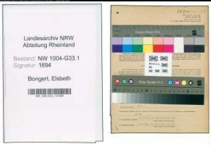 Entnazifizierung Elsbeth Bongert , geb. 15.04.1907 (Lehrerin)