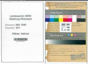 Entnazifizierung Helmut Kittner , geb. 02.11.1898 (Kaufmaennischer Angestellter)