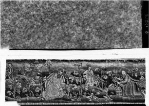 Breisach Sankt Stephansmünster Kirchenschatz Baldachinbehang mit Seidenstickerei (1629)