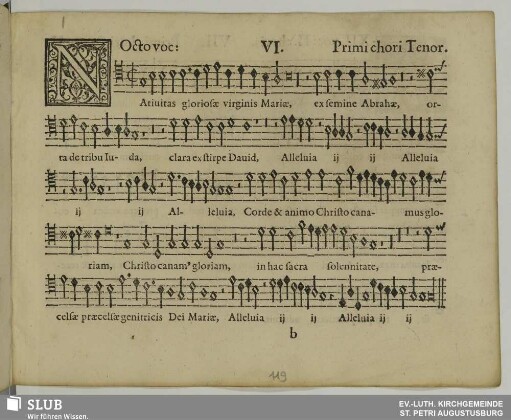 VI. Nativitas gloriosae virginis Mariae