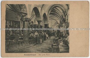 Der Basar von Konstantinopel (Istanbul)
