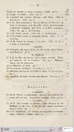 Englische (Nr. 56 - 63)
