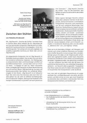 Zwischen den Stühlen