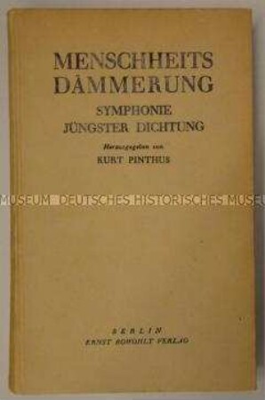 Anthologie mit zeitgenössischen Gedichten