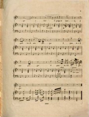 Il canto : arietta ; poesia del Conte C. Pepoli ; (per 1 voce con clavic.)