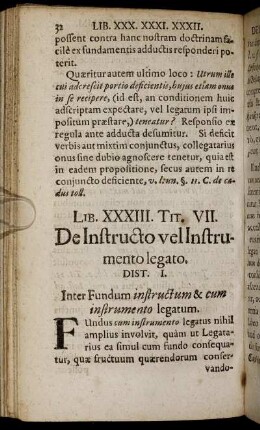 Lib. XXXIII. Tit. VII.