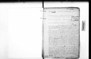Politische Reinigung des Schriftstellers Karl Benno von Mechow (gest. 11.09.1960)