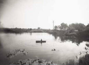 Ruderboot auf dem sog. "Tonloch"
