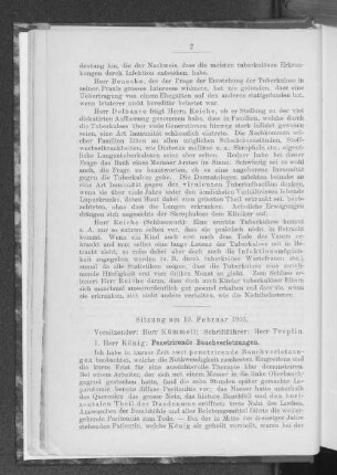 Sitzung am 10. Februar 1903.