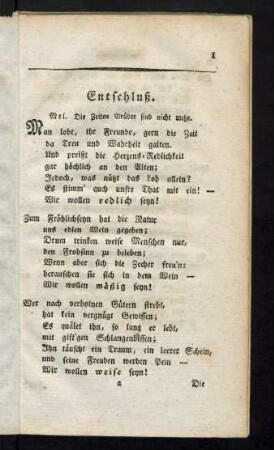 Entschluß