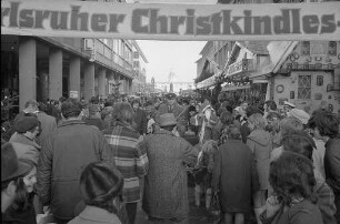 Eröffnung des ersten Karlsruher Weihnachtsmarktes (Christkindlesmarkt)