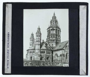 Mainz, Dom : Westchor u. Vierungsturm v. SW