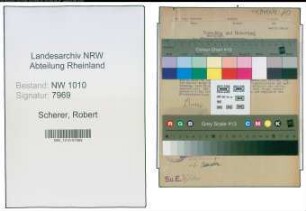 Entnazifizierung Robert Scherer , geb. 12.04.1900 (Ingenieur)