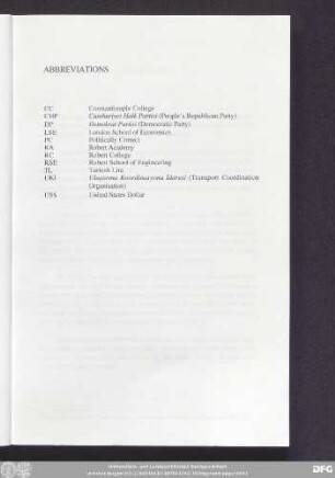 Abbreviations