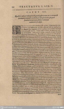 Caput XIII. Quod licet et Stella ab intelligentis gubernentur, uti veterum est opinio, non tamen sit...
