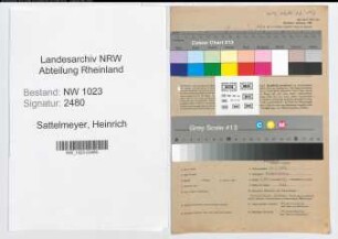 Entnazifizierung Heinrich Sattelmeyer , geb. 18.07.1890 (Gemeindeoberinspektor)