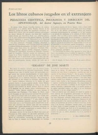 "Ideario" de José Martí