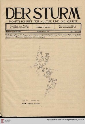 Zwölftes Heft (März 1917)