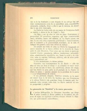 La generación de "Nosotros" y la nueva generación