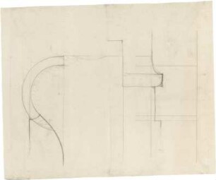 Billing, Hermann; Karlsruhe, (Baden-Württemberg) Ettlinger Tor; Ettlinger Tor, Bebauung Reichspostdirektion - Detail