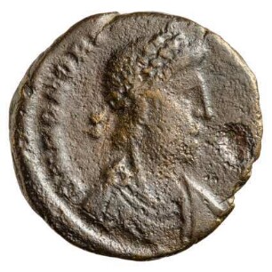 Münze, Aes 3, 395 - 401 n. Chr.