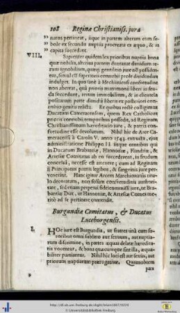 Burgundiae Comitatus, et Ducatus Lucemburgensis.