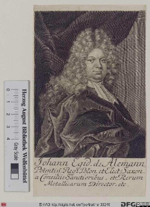 Bildnis Johann Ägidius von Alemann