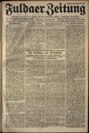 Ausgabe vom Donnerstag, den 09. Februar 1928.