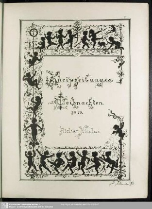 Kneipzeitung Weihnachten 1878