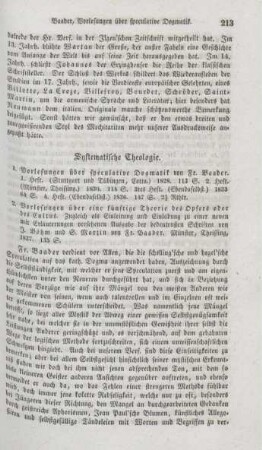 213-221 Systematische Theologie