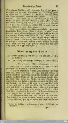 Abwartung der Schafe