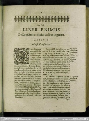 Liber Primus. De Conscientia, & eius casibus in genere