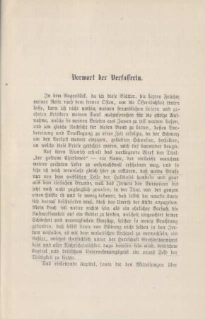 Vorwort der Verfasserin