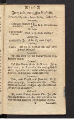 Zwey und zwanzigster Auftritt