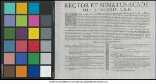 Rector Et Senatus Academiae Ienensis L. S. D. : Scipio maior, qui vicit Hannibalem ... ; P.P. die 15. Martii A. O. R. 1618.