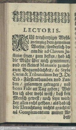Lectoris