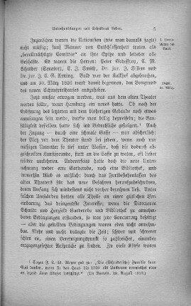 Unterhandlung mit Schröders Erben.