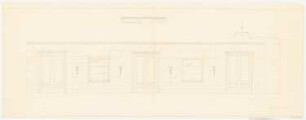 Park Hotel, Posen: Vorentwurf Restaurant-Eingang: Wandansicht 1:20