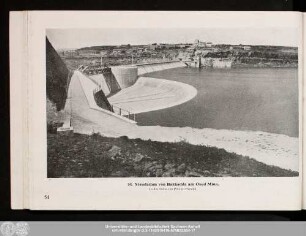 54. Staudamm von Bakhadda am Oued Mina.