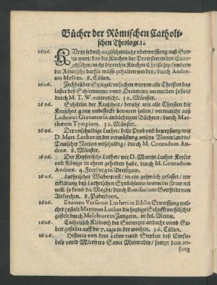 Bücher der Römischen Catholischen Theologen.