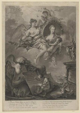 Bildnis der Louise Albertine de Brandt de Grapendorf